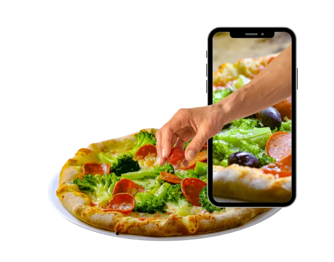 Pedido de pizza pelo aplicativo Premiatta