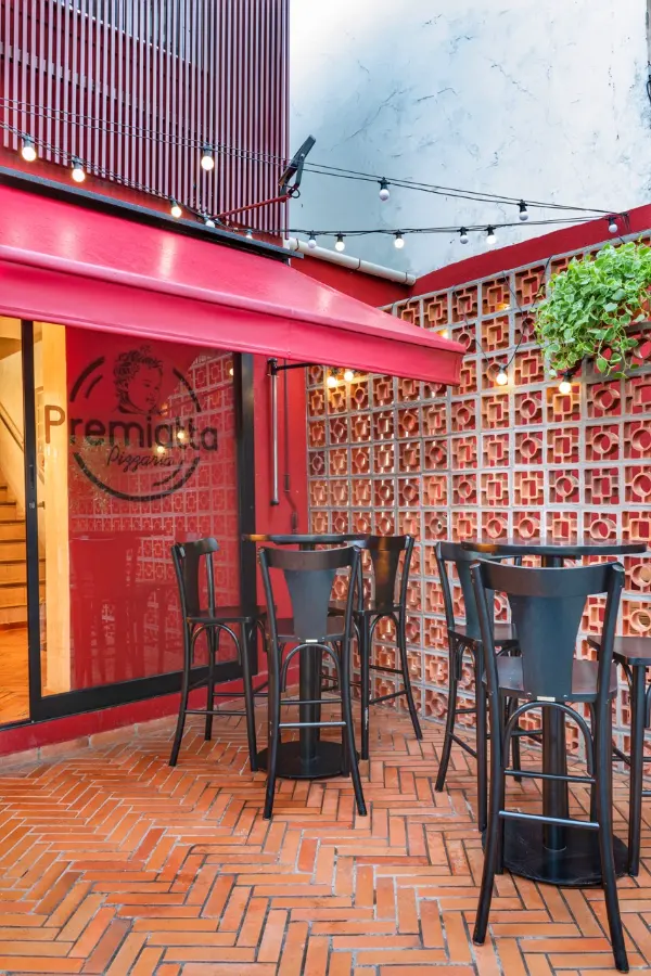 Fachada da Premiatta Pizzaria na Av. do Café, 597